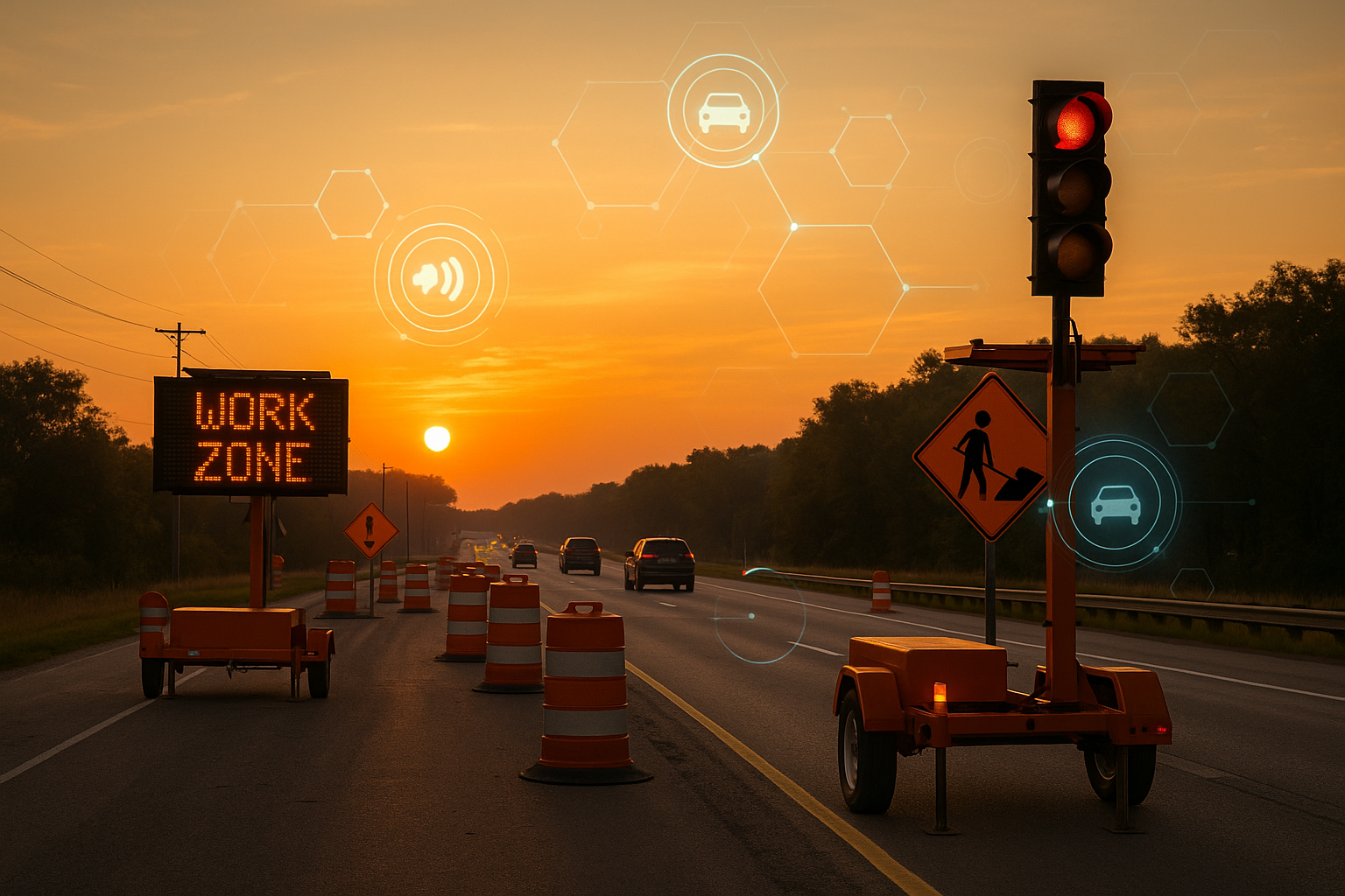 b64f268d-32e1-43a9-99da-68b72c7d0798 Connected work zones with AI and V2X traffic management in Illinois