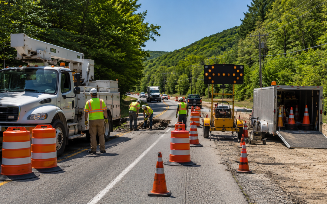 Traffic Control for Utility Work