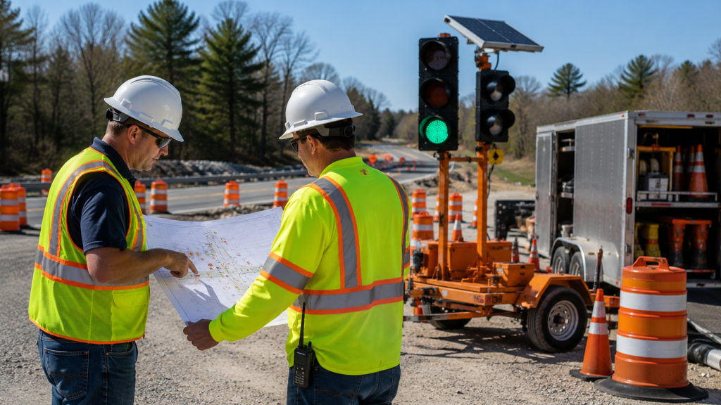 how much does traffic control cost when reviewing work zone layout and equipment needs